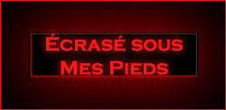 écrasé